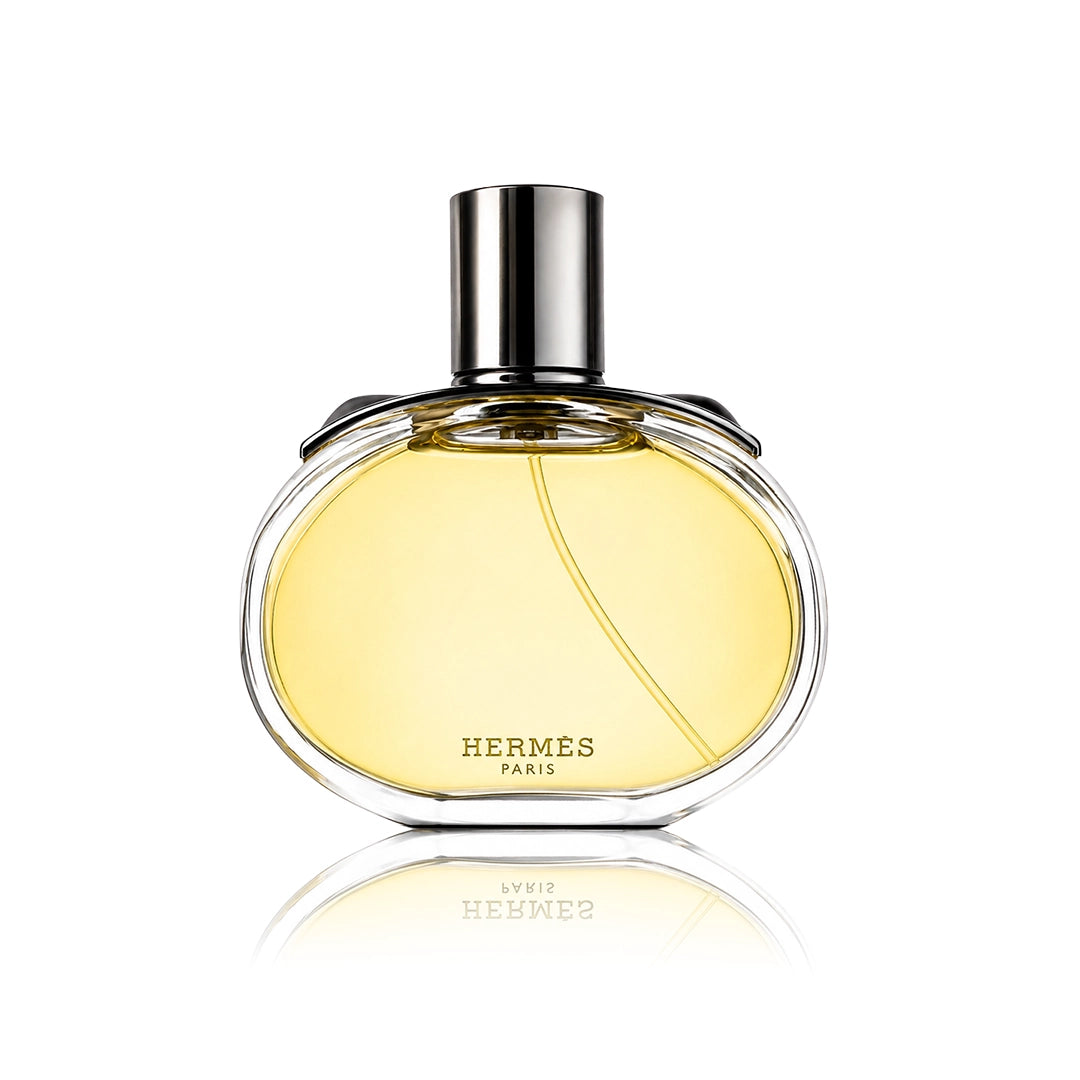 Hermès Barénia Eau de Parfum 100 ml Flakon auf weißem Hintergrund