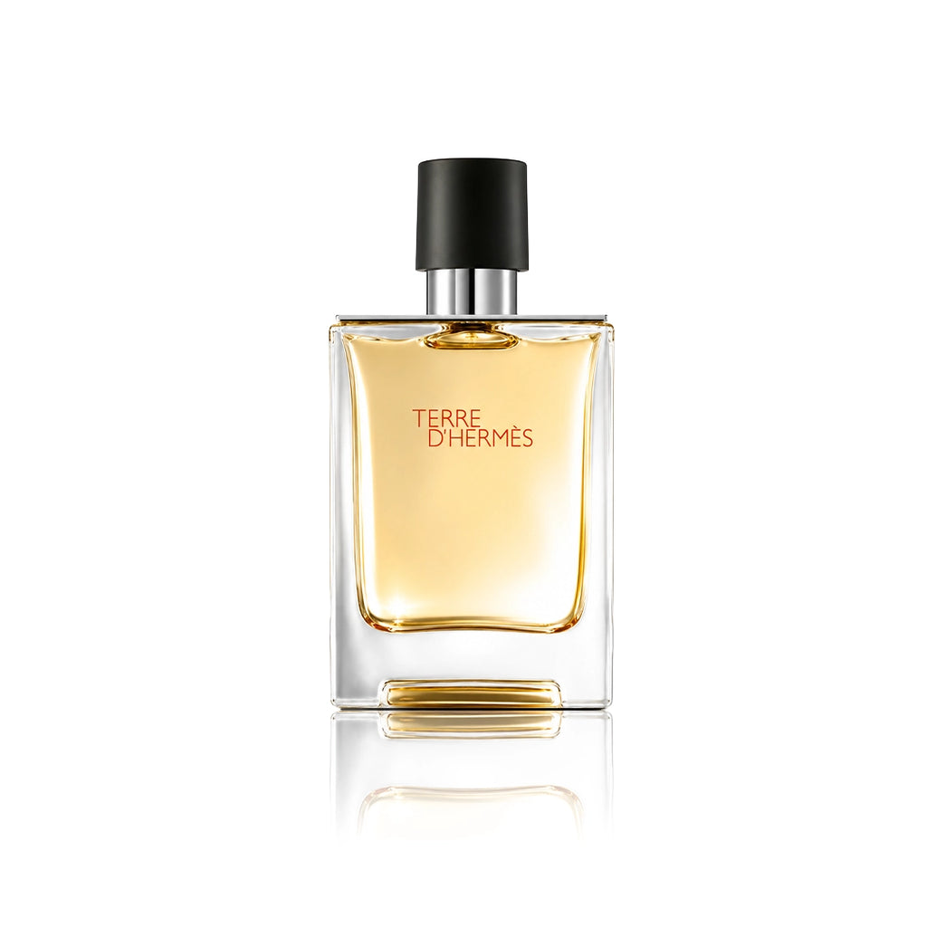 Hermès Terre d’Hermès Eau de Toilette 100 ml Flakon auf weißem Hintergrund