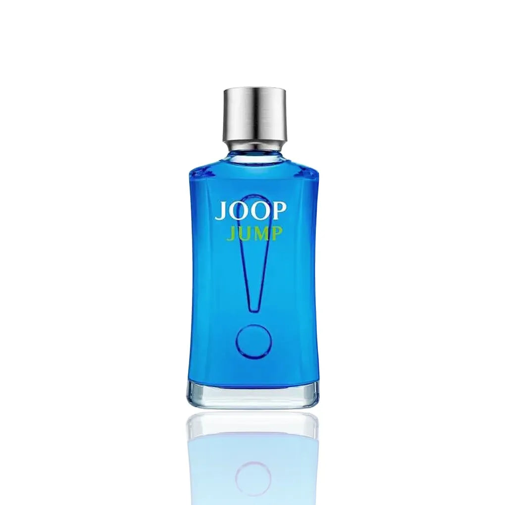 Joop! Jump Eau de Toilette 100 ml Flakon auf weißem Hintergrund