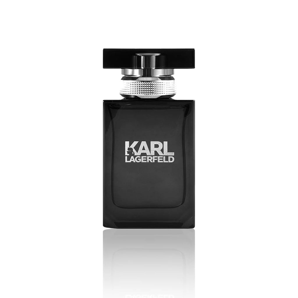 Karl Lagerfeld for Her Eau de Parfum 2014 50 ml Flakon auf weißem Hintergrund