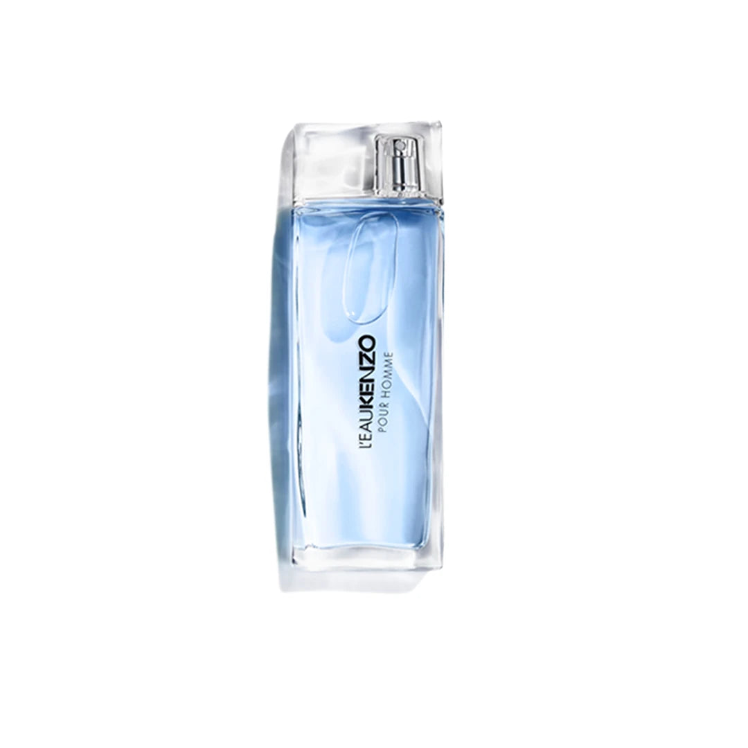 Kenzo L’Eau Kenzo Pour Homme Eau de Toilette Spray 100 ml Flakon auf weißem Hintergrund