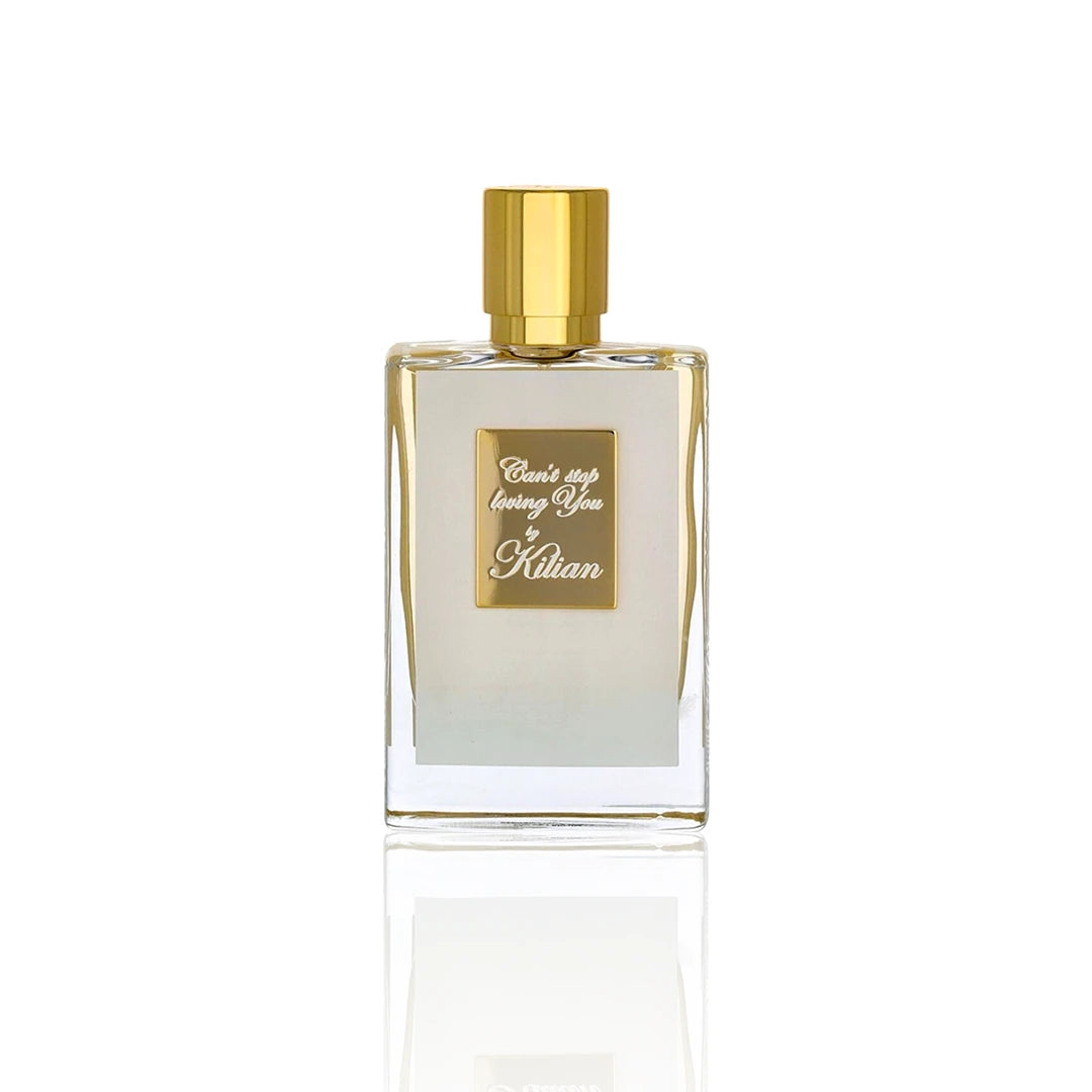 By Kilian Can’t Stop Loving You Eau de Parfum 50 ml Flakon auf weißem Hintergrund