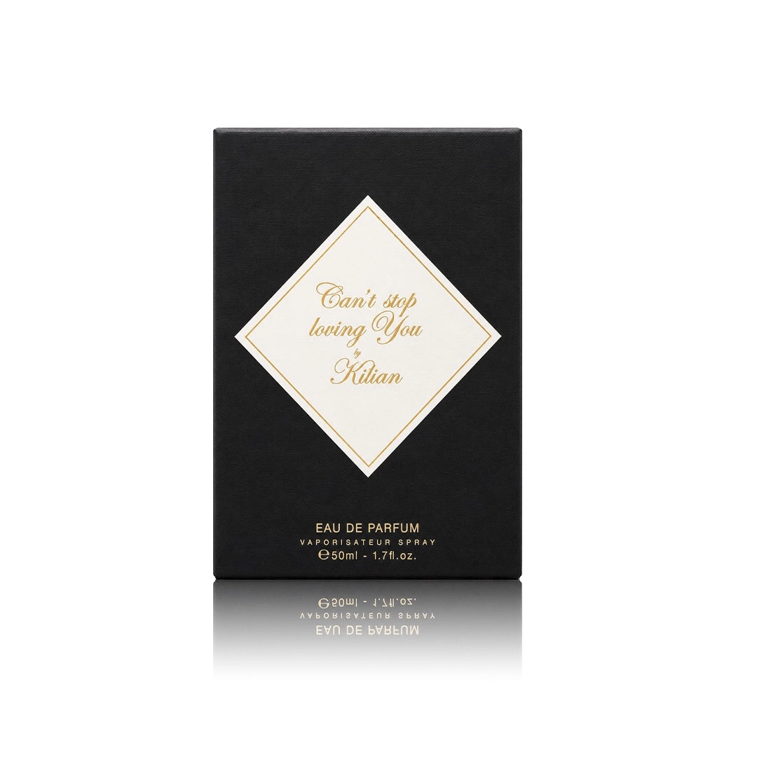 By Kilian Can’t Stop Loving You Eau de Parfum 50 ml mit Originalverpackung auf weißem Hintergrund