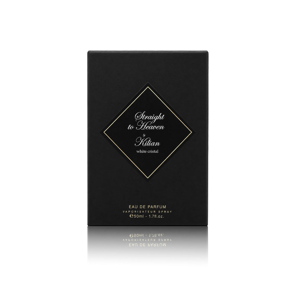 By Kilian Straight to Heaven White Cristal Eau de Parfum 50 ml mit Originalverpackung auf weißem Hintergrund