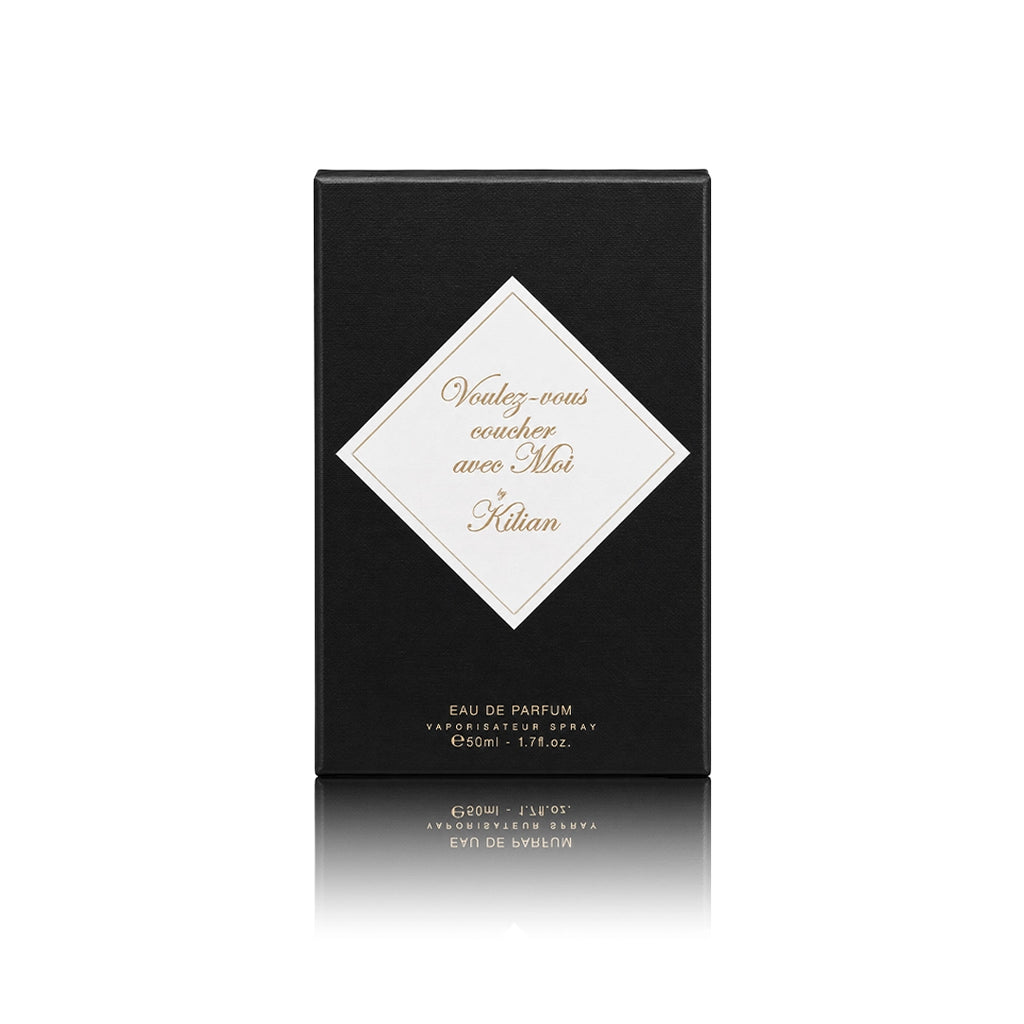 By Kilian Voulez-Vous Coucher Avec Moi Eau de Parfum 50 ml mit Originalverpackung auf weißem Hintergrund