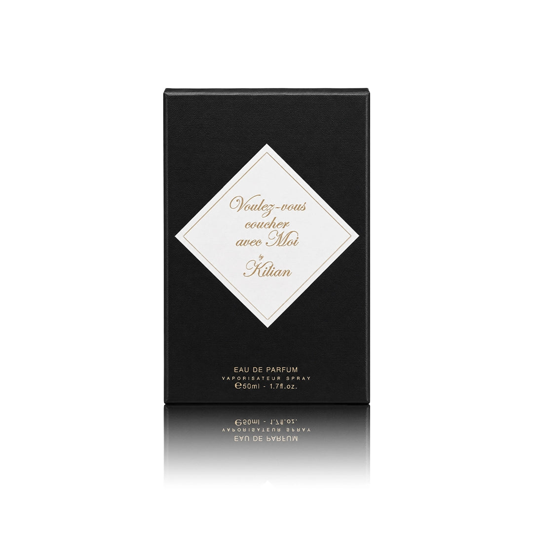 By Kilian Voulez-Vous Coucher Avec Moi Eau de Parfum 50 ml mit Originalverpackung auf weißem Hintergrund