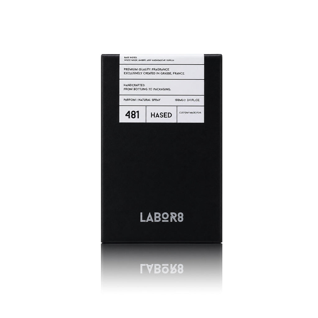 LABOR8 HOD 881 Eau de Parfum Originalverpackung auf weißem Hintergrund