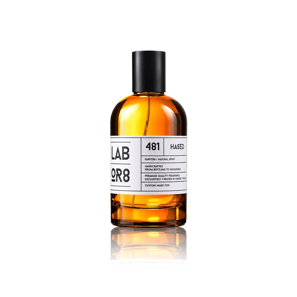LABOR8 HOD 881 Eau de Parfum 100 ml Flakon auf weißem Hintergrund