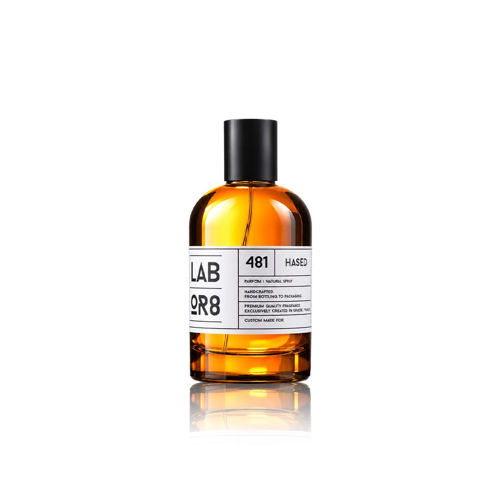 LABOR8 HOD 881 Eau de Parfum 30 ml Flakon auf weißem Hintergrund