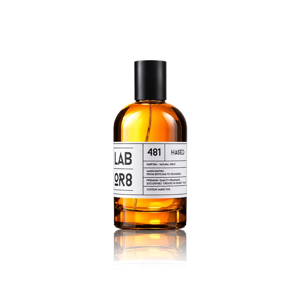 LABOR8 HOD 881 Eau de Parfum 50 ml Flakon auf weißem Hintergrund