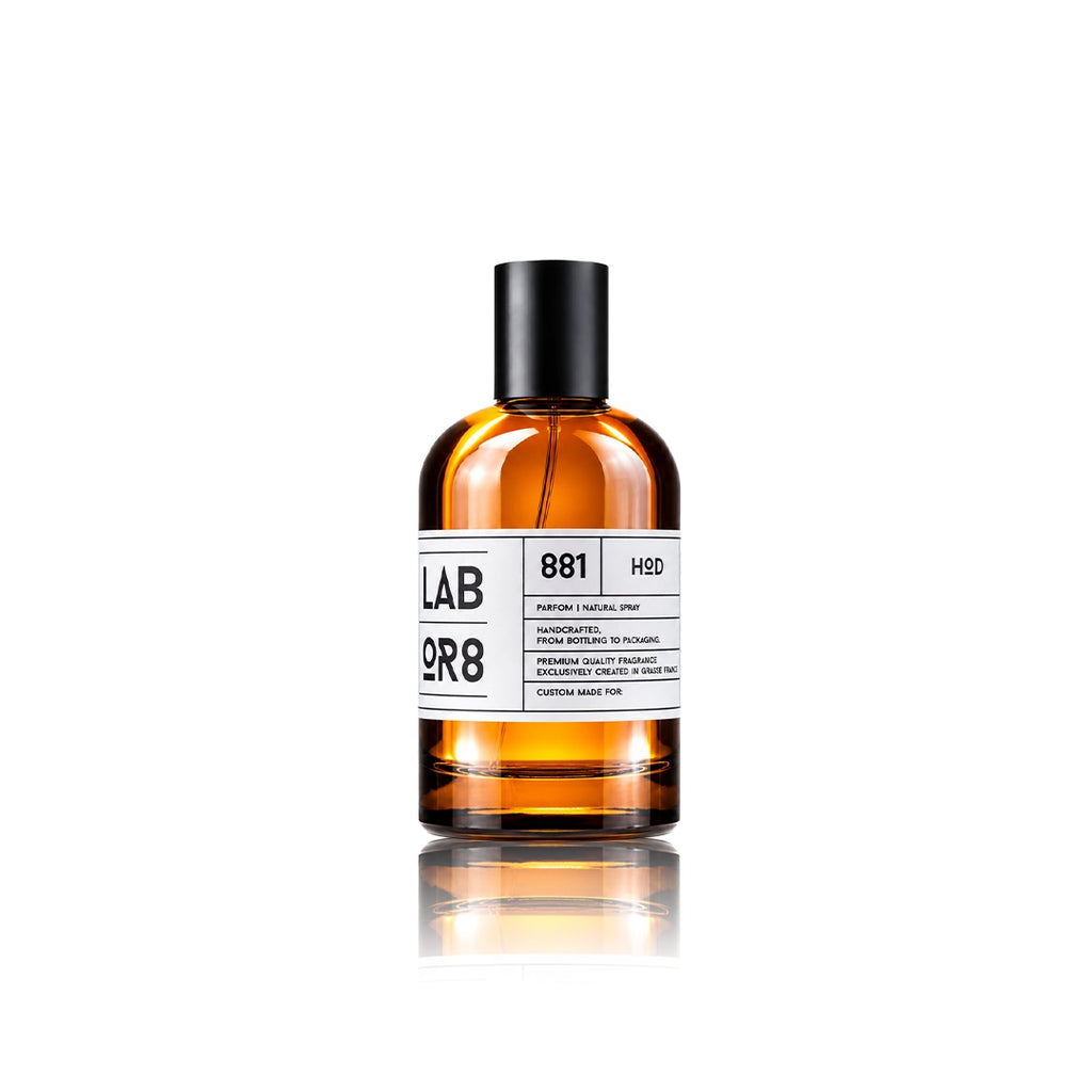 LABOR8 HOD 881 Eau de Parfum 30 ml Flakon auf weißem Hintergrund
