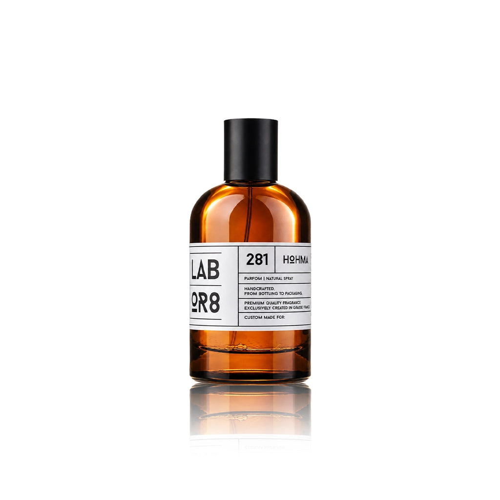 LABOR8 HOHMA 281 Eau de Parfum 30 ml Flakon auf weißem Hintergrund