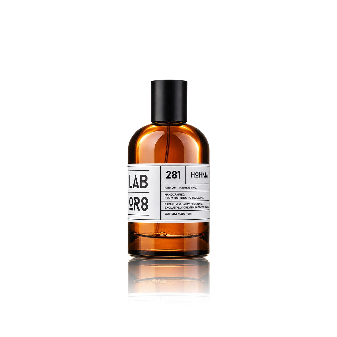 LABOR8 HOHMA 281 Eau de Parfum 30 ml Flakon auf weißem Hintergrund