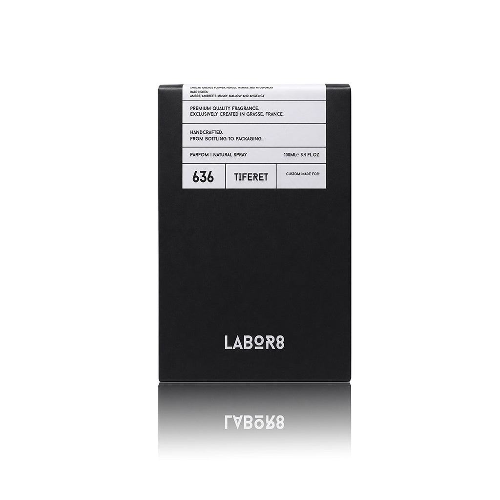 LABOR8 TIFERET 636 Eau de Parfum Originalverpackung auf weißem Hintergrund