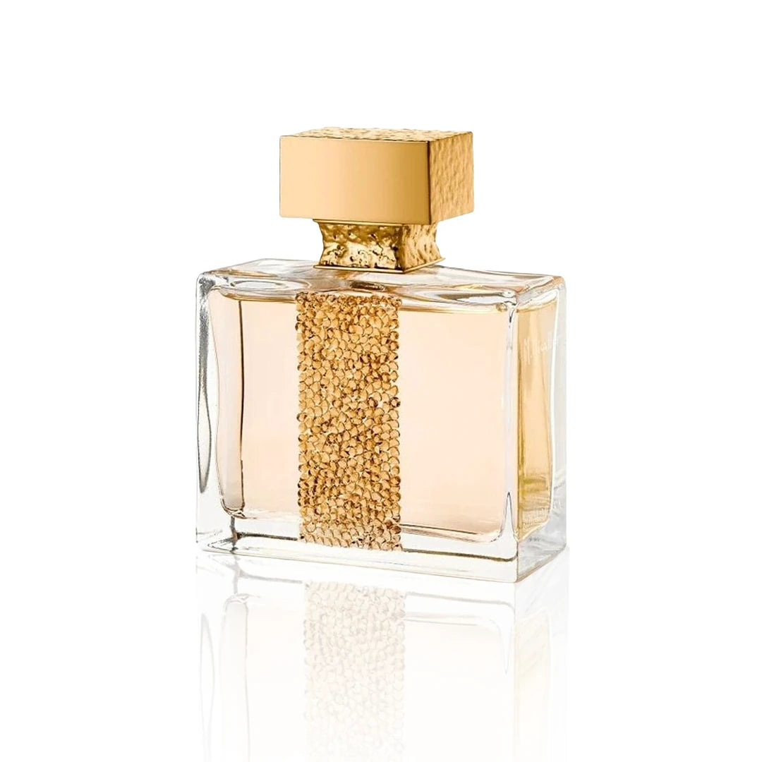 M. Micallef Royal Muska Eau de Parfum 100 ml Flakon auf weißem Hintergrund