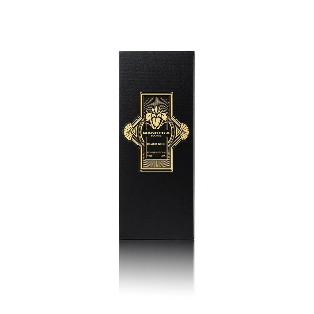 Mancera Black Noir Eau de Parfum 120 ml mit Originalverpackung auf weißem Hintergrund