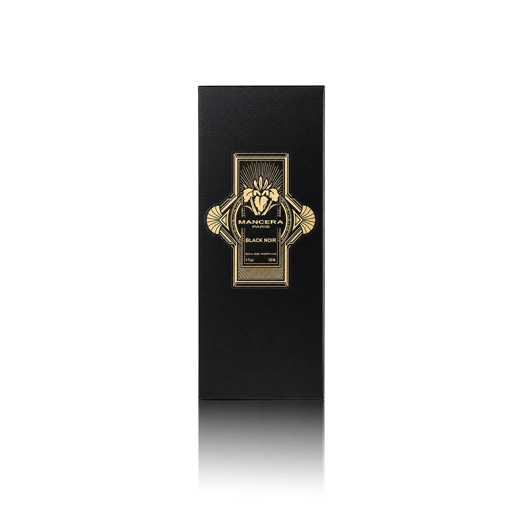 Mancera Black Noir Eau de Parfum 120 ml mit Originalverpackung auf weißem Hintergrund