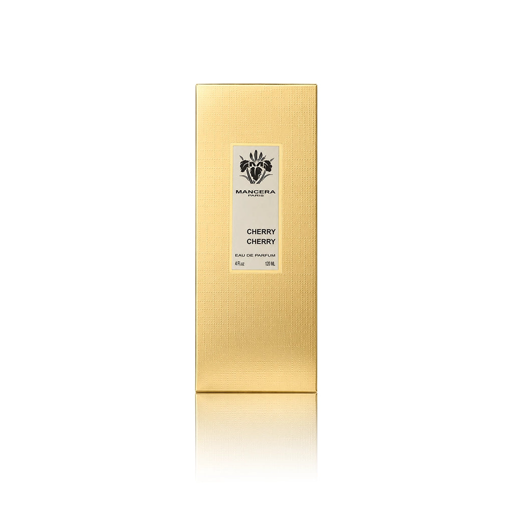 Mancera Cherry Cherry Eau de Parfum 120 ml mit Originalverpackung auf weißem Hintergrund