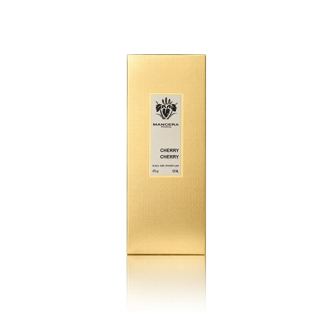 Mancera Cherry Cherry Eau de Parfum 120 ml mit Originalverpackung auf weißem Hintergrund