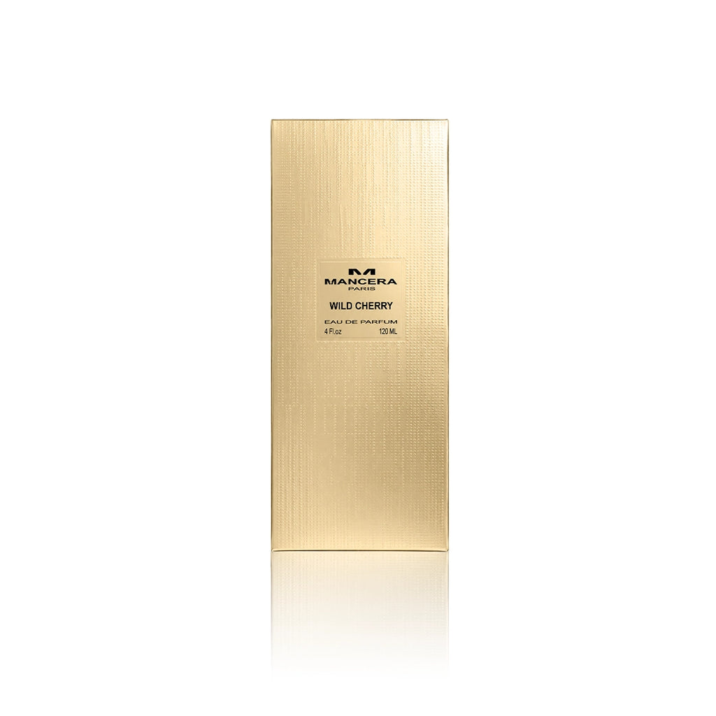 Mancera Wild Cherry Eau de Parfum 120 ml mit Originalverpackung auf weißem Hintergrund