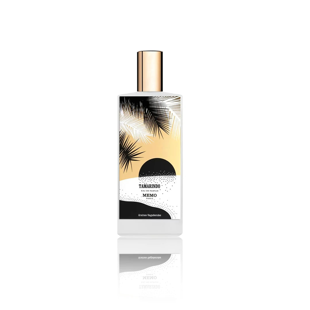 Memo Paris Tamarindo Eau de Parfum 75 ml Flakon auf weißem Hintergrund