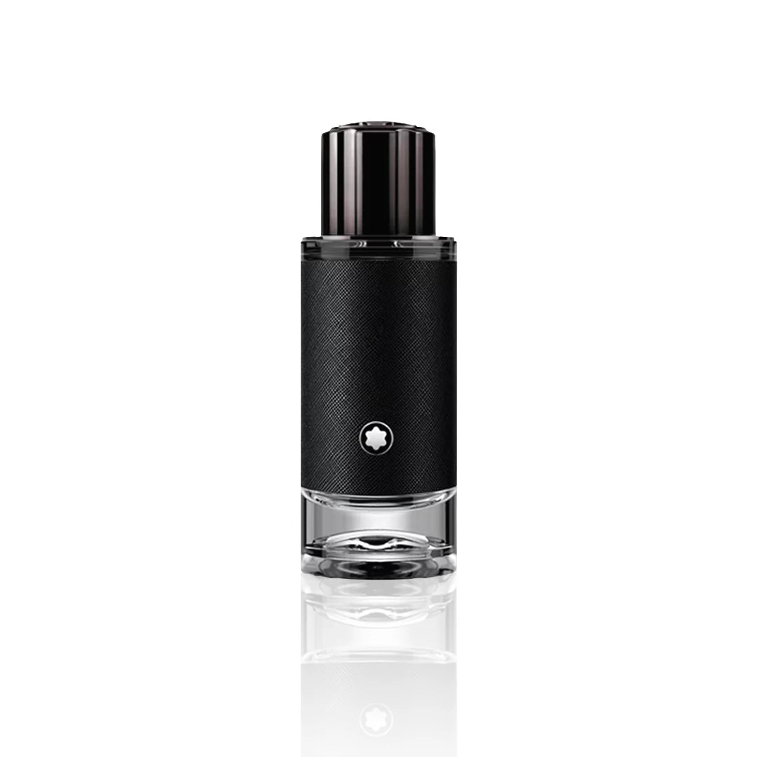 Montblanc Explorer Eau de Parfum 30 ml Flakon auf weißem Hintergrund