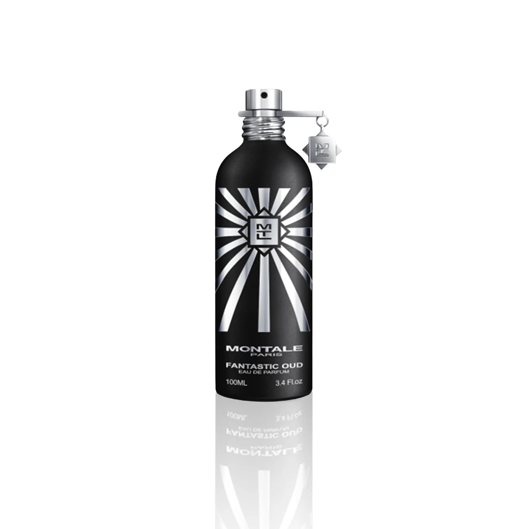 Montale Fantastic Oud Eau de Parfum 100 ml Flakon auf weißem Hintergrund