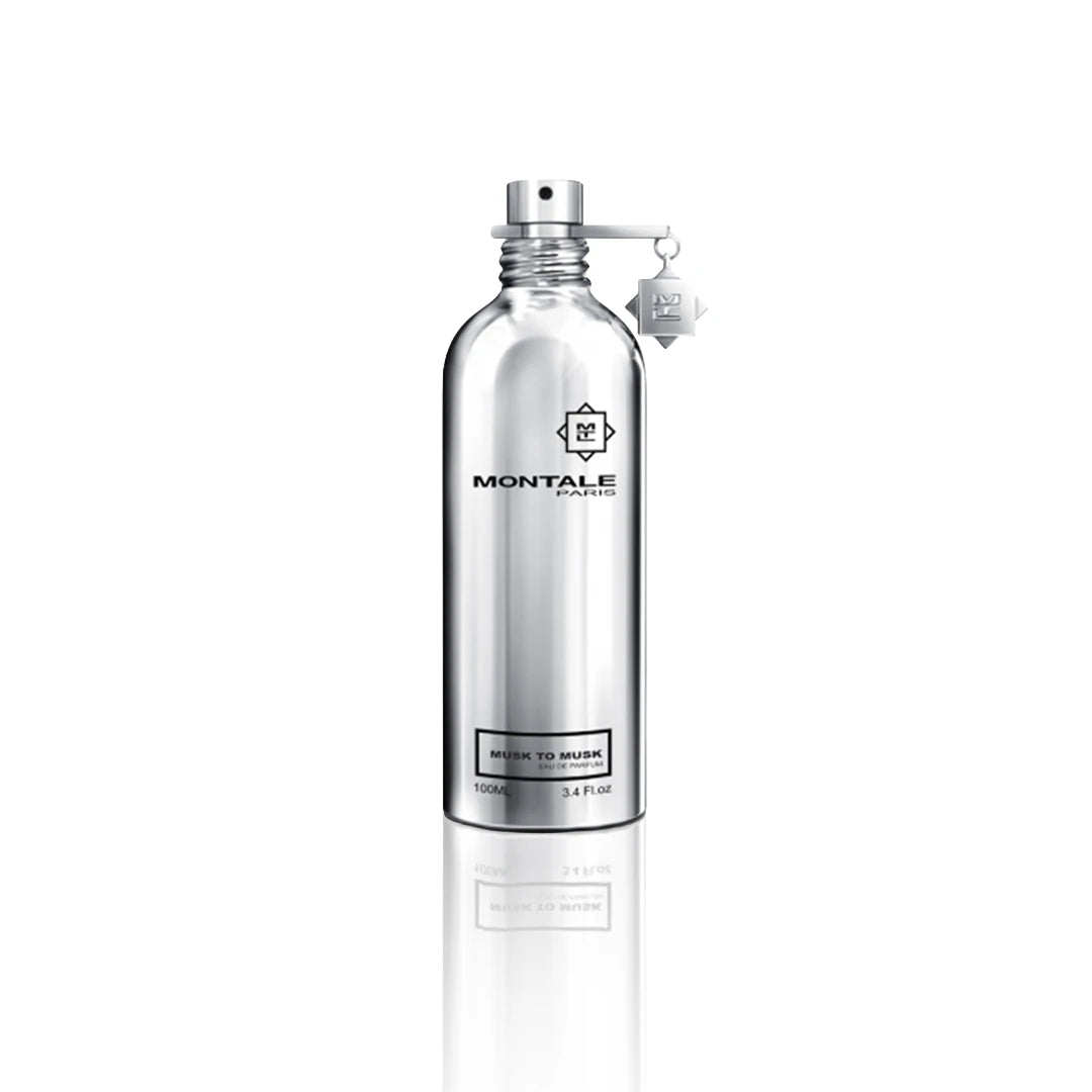 Montale Musk to Musk Eau de Parfum 100 ml Flakon auf weißem Hintergrund