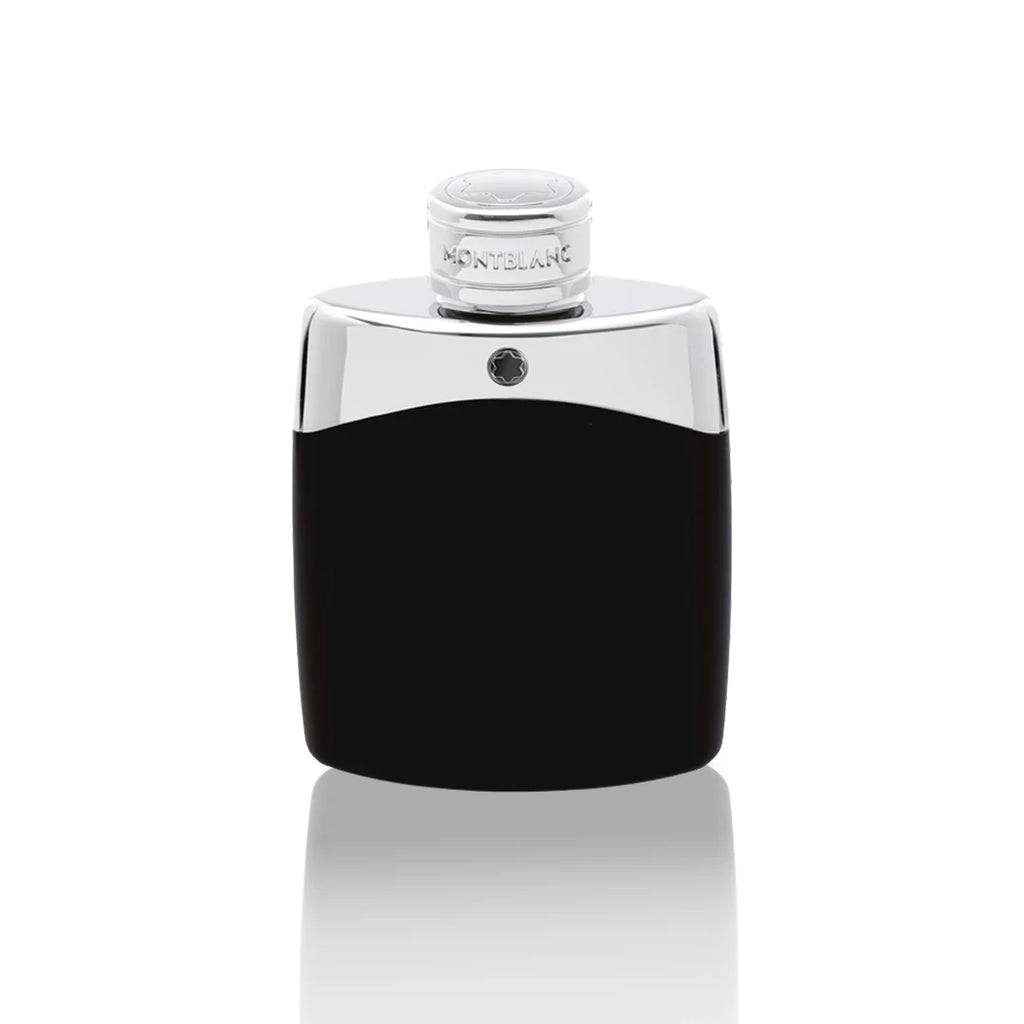 Montblanc Legend Eau de Toilette 100 ml Flakon auf weißem Hintergrund