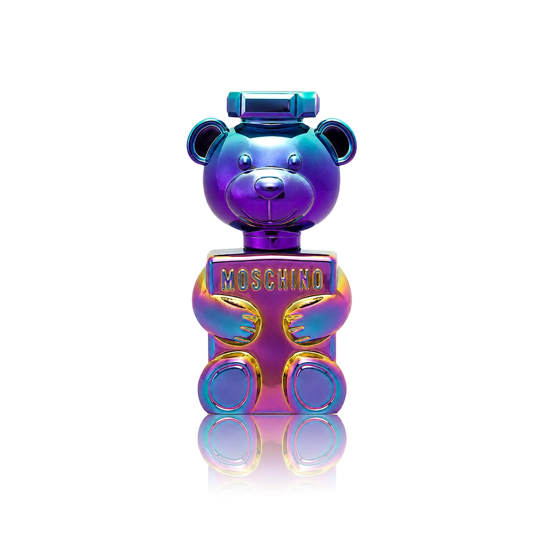 Moschino Toy Pearl Eau de Parfum 100 ml Flakon auf weißem Hintergrund