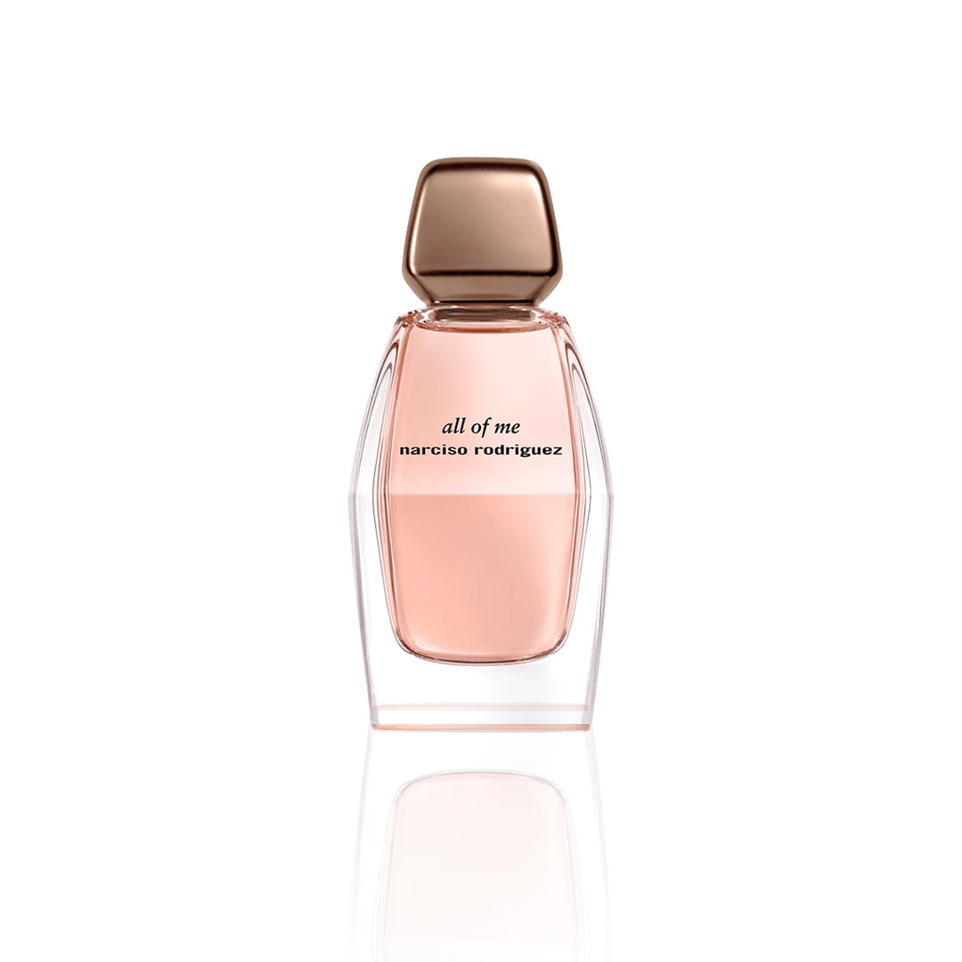 Narciso Rodriguez All of Me Eau de Parfum 90 ml Flakon auf weißem Hintergrund