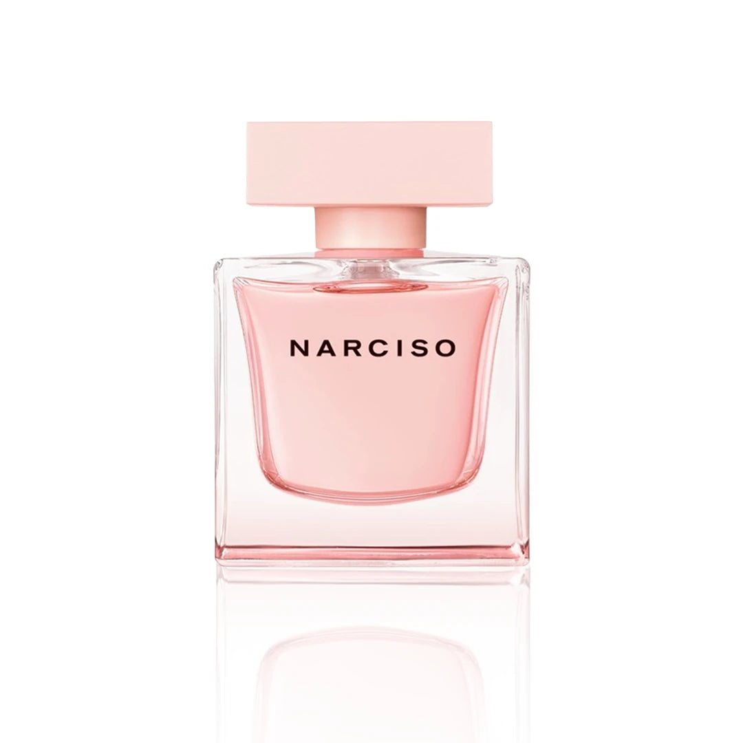 Narciso Rodriguez Narciso Cristal Eau de Parfum 50 ml Flakon auf weißem Hintergrund