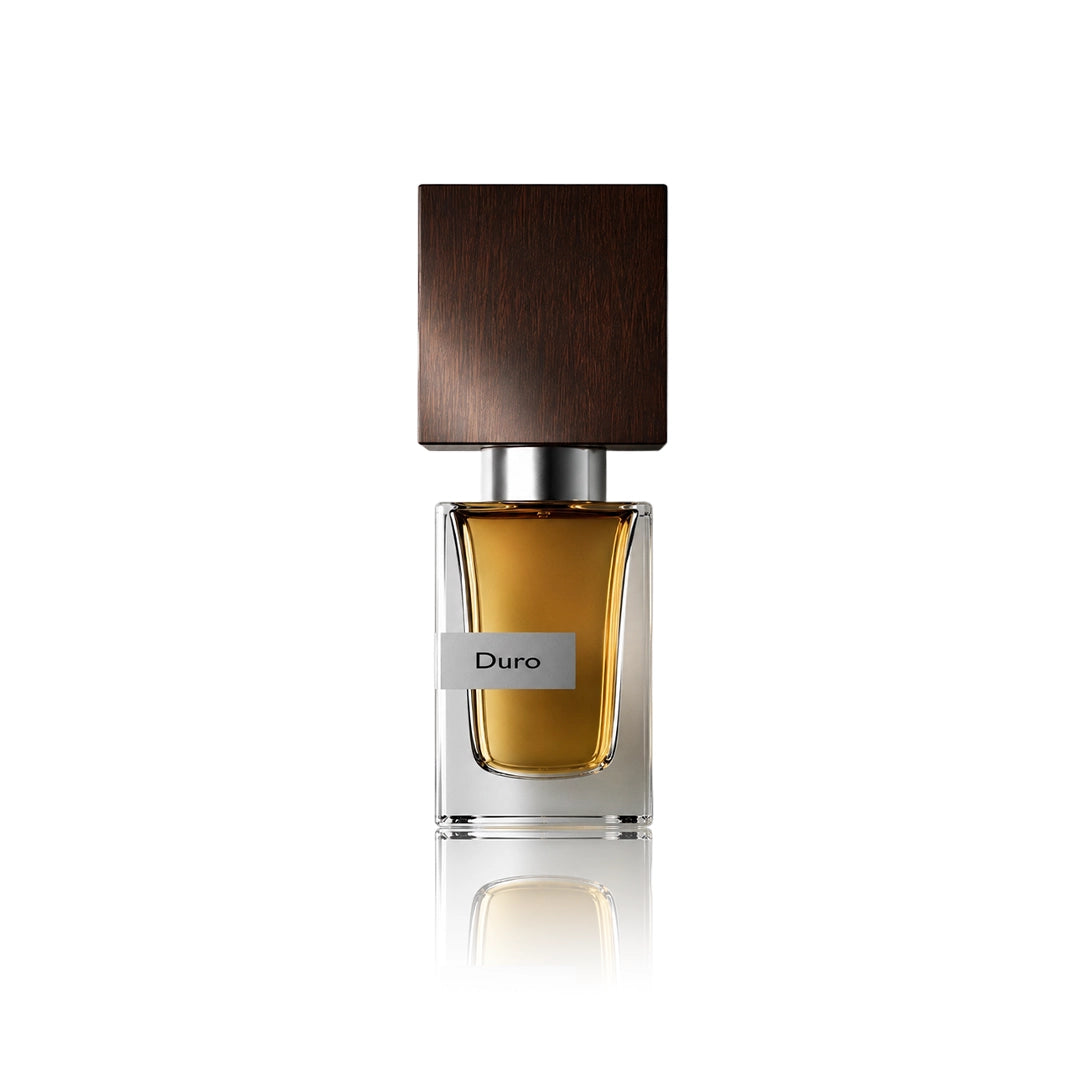 Nasomatto Duro Extrait de Parfum 30 ml Flakon auf weißem Hintergrund