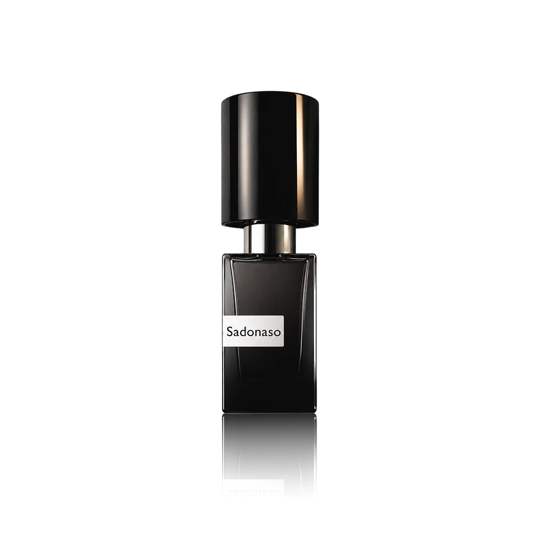 Nasomatto Sadonaso Extrait de Parfum 30 ml Flakon auf weißem Hintergrund