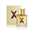 Nishane Hundred Silent Ways X Extrait de Parfum 100 ml Flakon mit Originalverpackung auf weißem Hintergrund