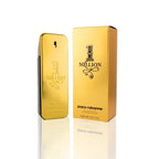 Paco Rabanne 1 Million Eau de Toilette 100 ml Flakon mit Originalverpackung auf weißem Hintergrund