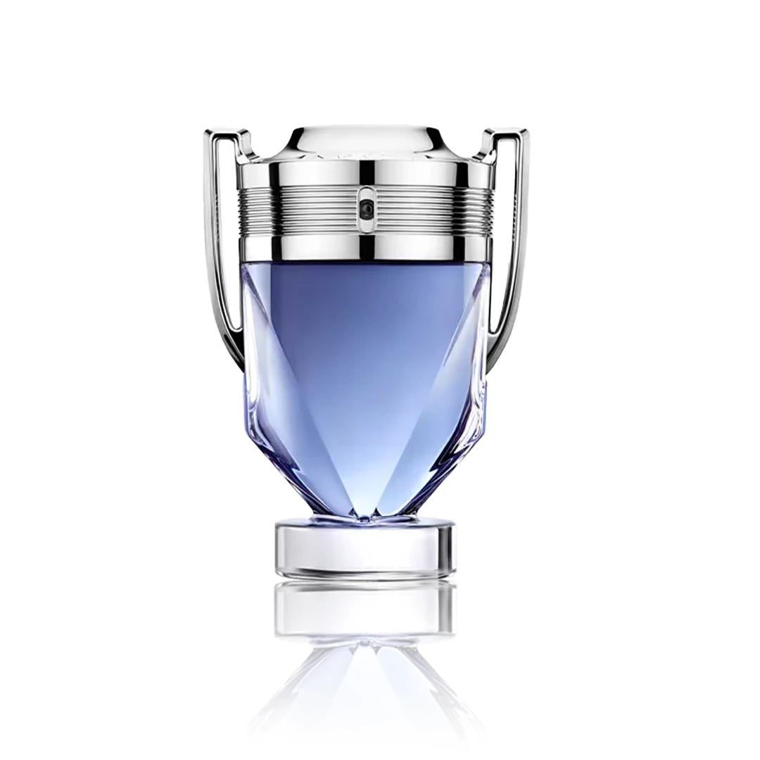 Paco Rabanne Invictus Eau de Toilette 50 ml Flakon auf weißem Hintergrund