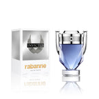 Paco Rabanne Invictus Eau de Toilette 50 ml Flakon mit Originalverpackung auf weißem Hintergrund