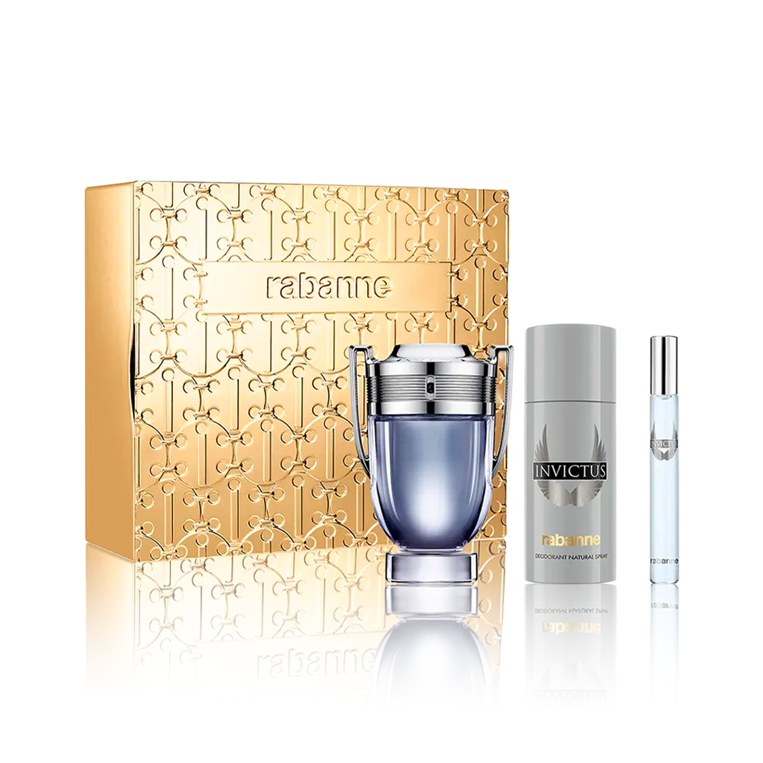 Paco Rabanne Invictus 100 ml + Deodorant 150 ml + 10 ml
