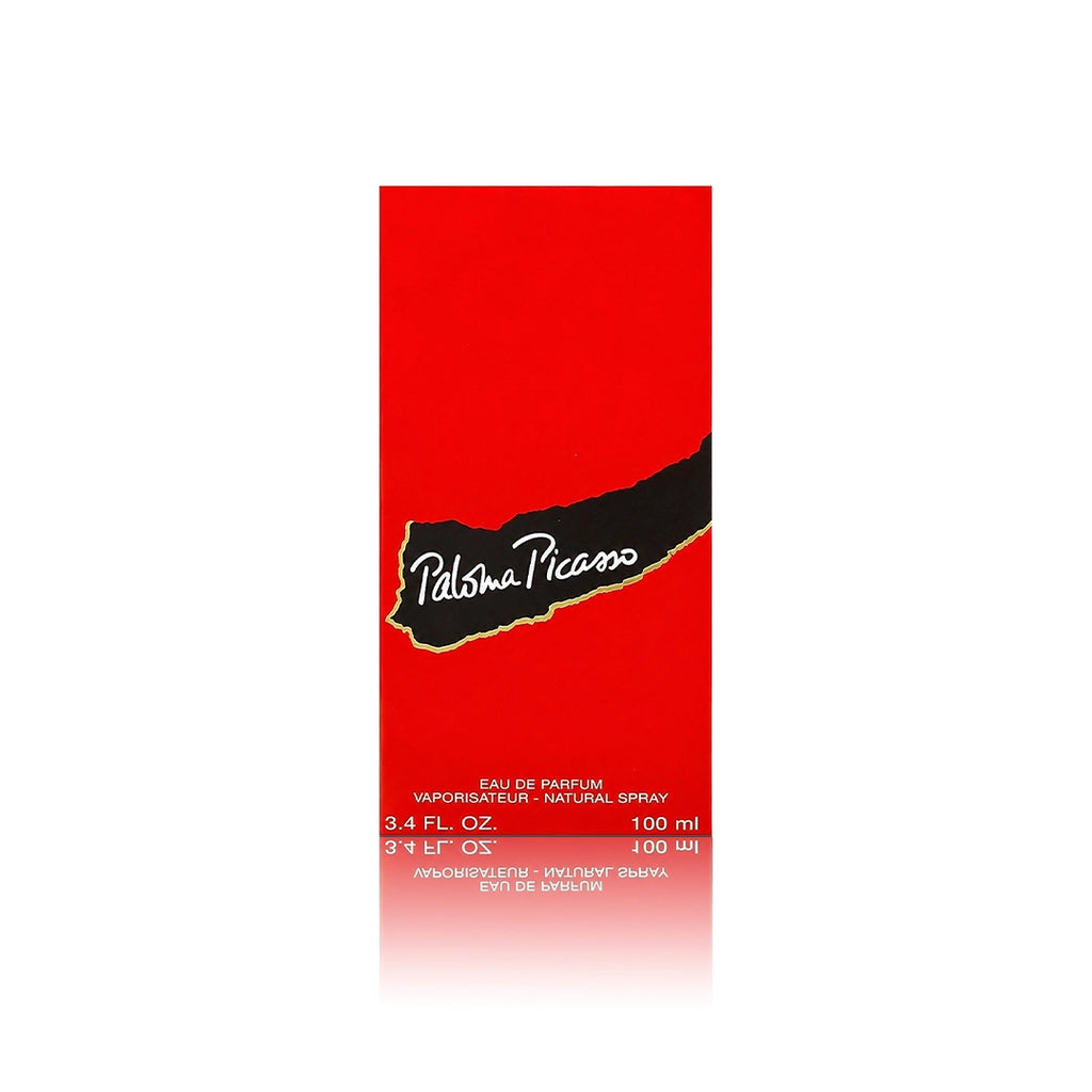 Paloma Picasso Eau de Parfum 100 ml Originalverpackung auf weißem Hintergrund