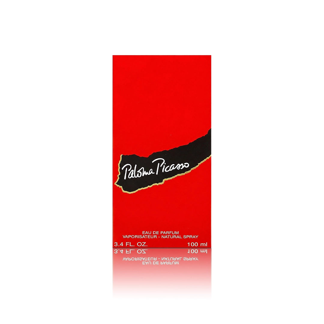 Paloma Picasso Eau de Parfum 100 ml Originalverpackung auf weißem Hintergrund