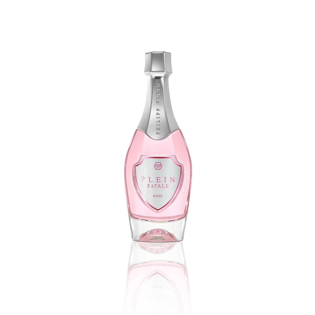 Philipp Plein Fatale Rose Eau de Parfum 90 ml Flakon auf weißem Hintergrund