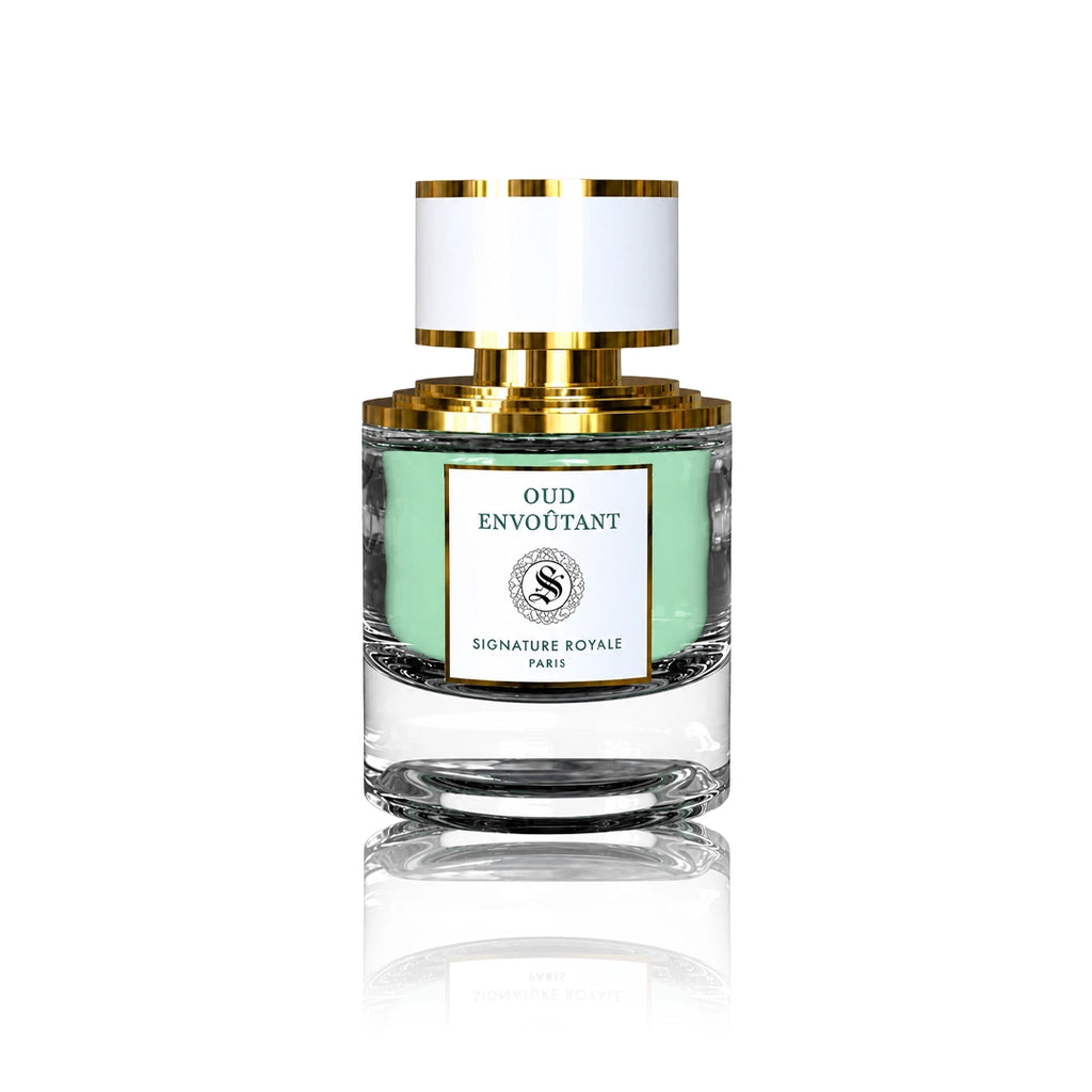 Signature Royale Oud Envoutant Extrait de Parfum 50 ml Flakon auf weißem Hintergrund