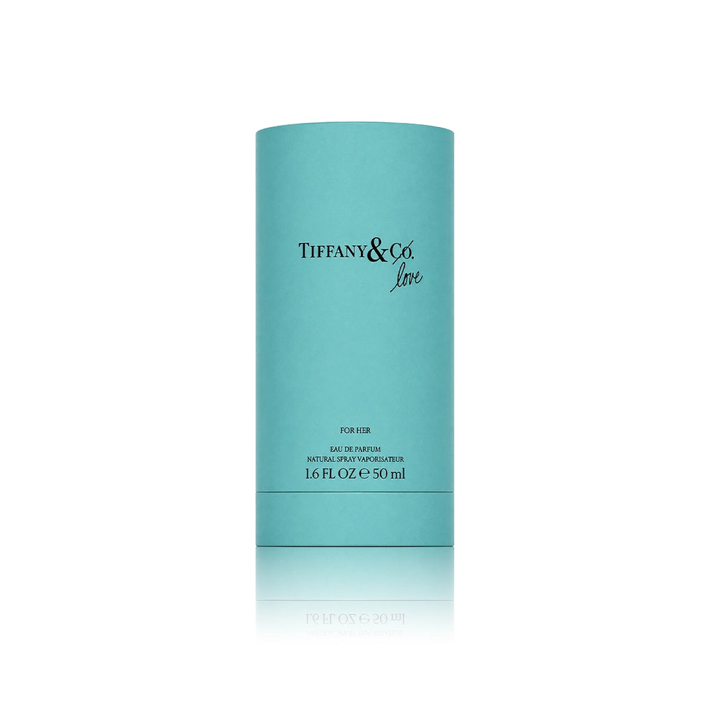 Tiffany & Co. Tiffany & Love for Her Eau de Parfum Spray 50 ml Originalverpackung auf weißem Hintergrund