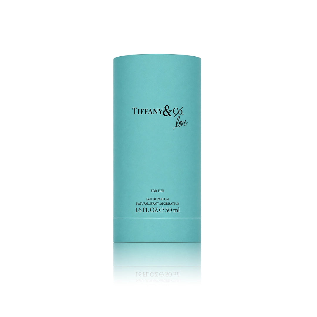 Tiffany & Co. Tiffany & Love for Her Eau de Parfum Spray 50 ml Originalverpackung auf weißem Hintergrund