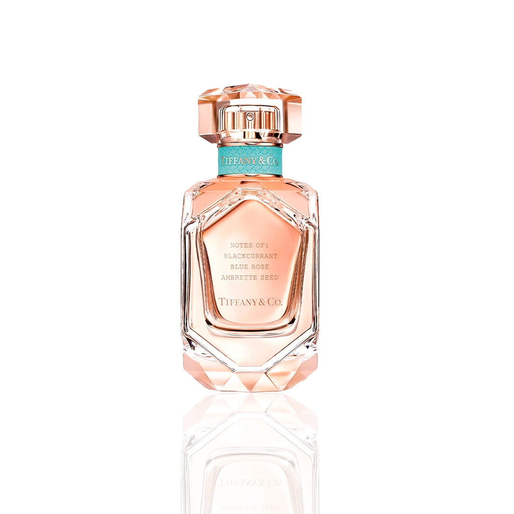 Tiffany & Co. Rose Gold Eau de Parfum Spray 50 ml Flakon auf weißem Hintergrund