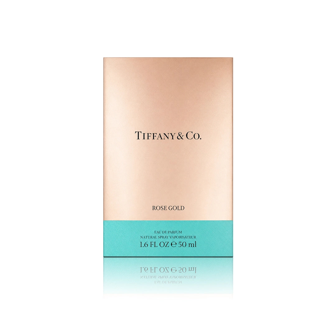 Tiffany & Co. Rose Gold Eau de Parfum Spray 50 ml Originalverpackung auf weißem Hintergrund