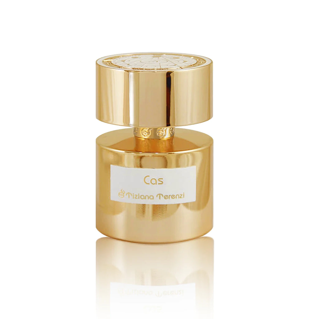 Tiziana Terenzi Cas Extrait de Parfum 100 ml Flakon auf weißem Hintergrund