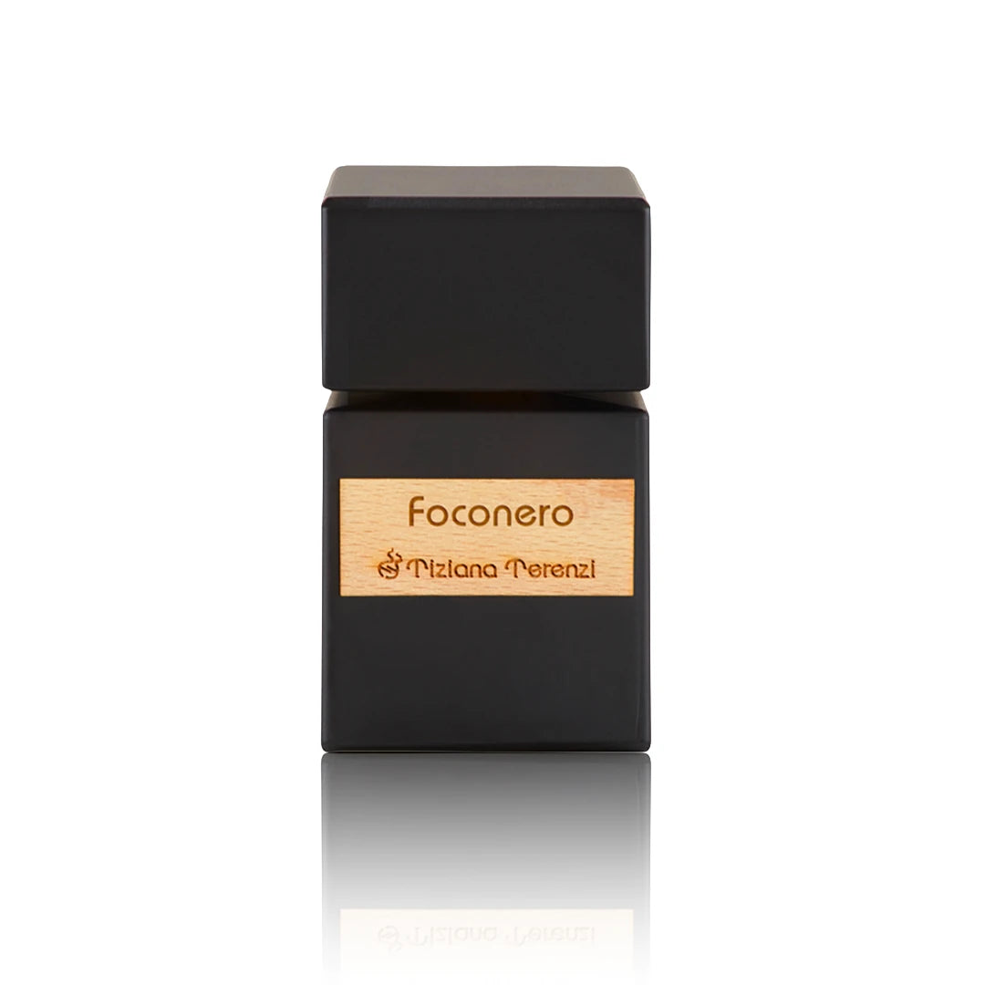 Tiziana Terenzi Foconero Extrait de Parfum 100 ml Flakon auf weißem Hintergrund
