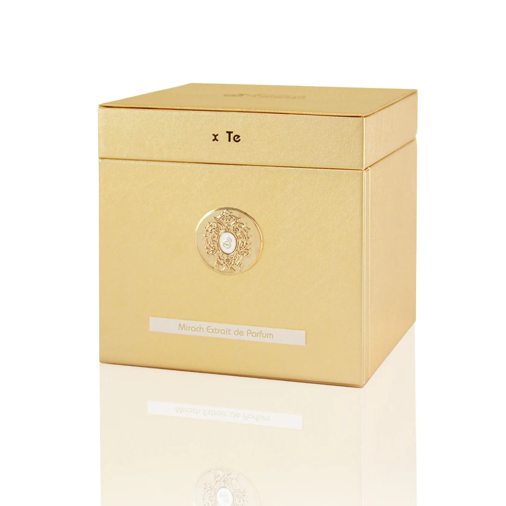 Tiziana Terenzi Mirach Extrait de Parfum 100 ml mit Originalverpackung auf weißem Hintergrund